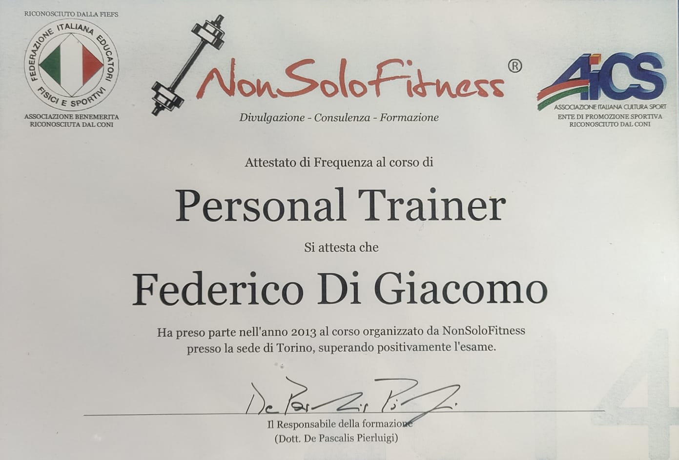 certificazzione 1